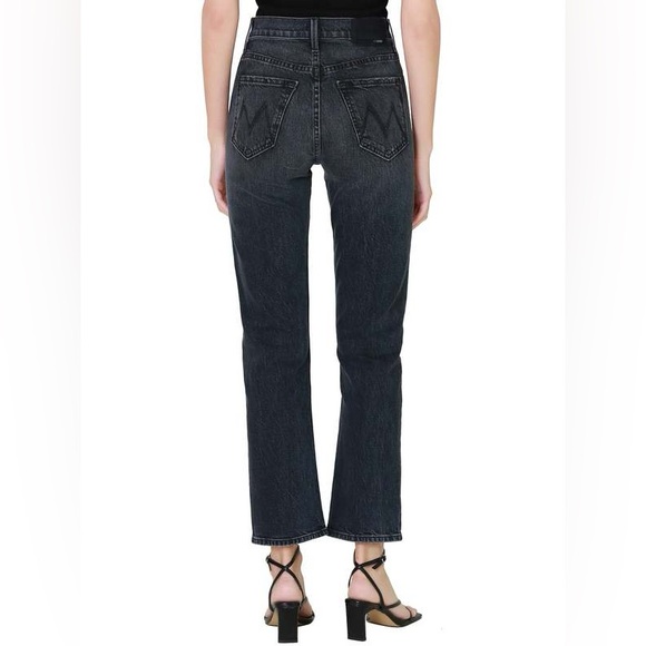 Mother SUPERIOR The Tomcat Ankle On The Fly Solid Wash Black Size 34 Buttonfly - Picture 2 of 8